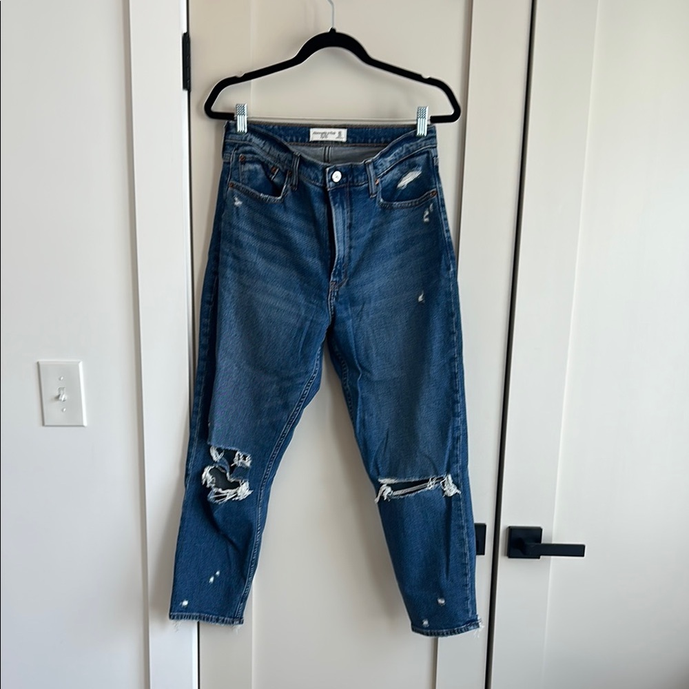 Abercrombie & Fitch High Rise Blue Jeans